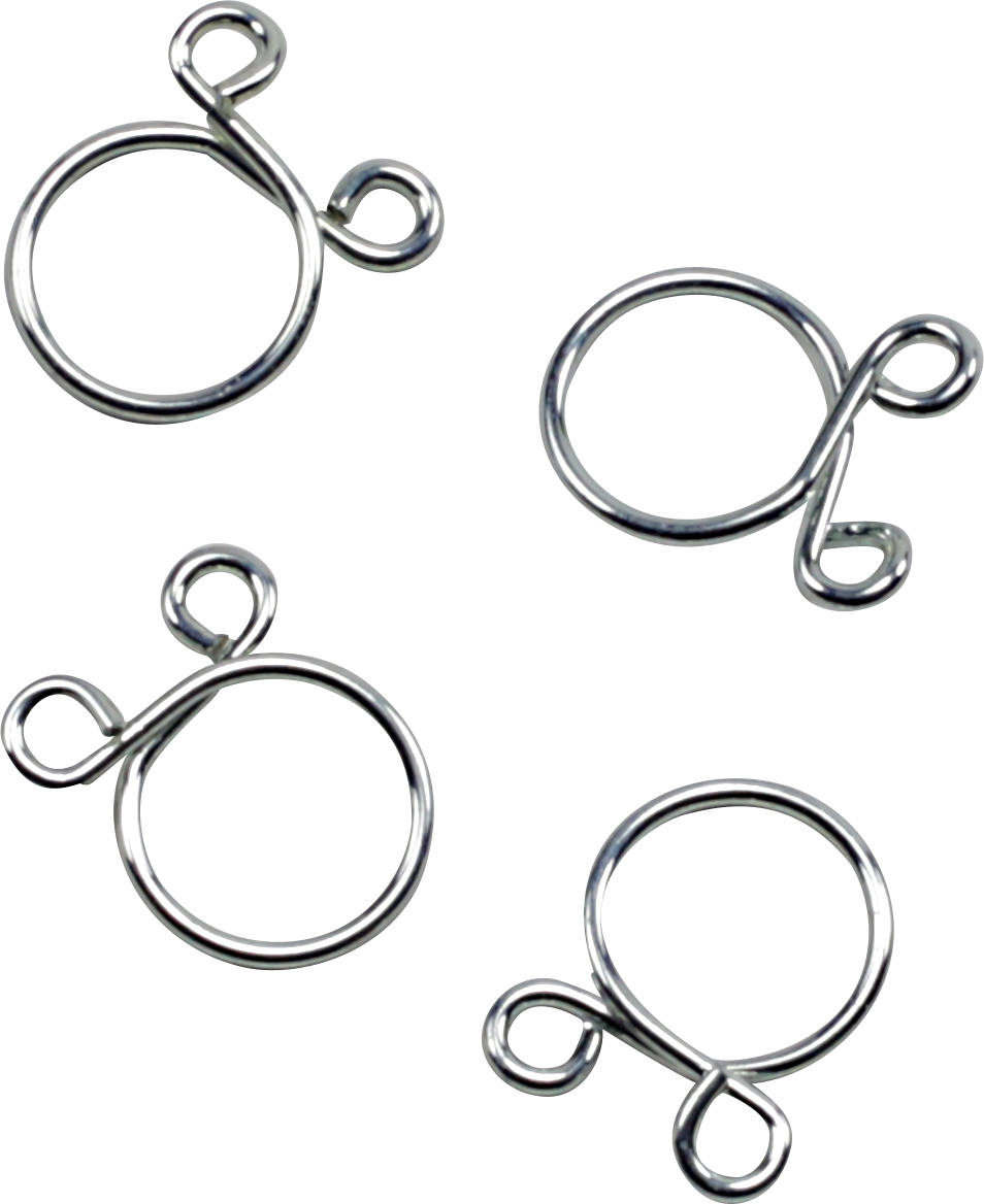 Wire Clamp Refill - Silver - 4-Pack