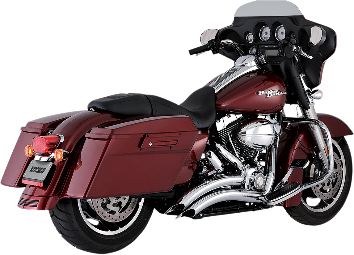 Escapes Vance & Hines Big Radius cromo H-D Touring 2009 a 2016