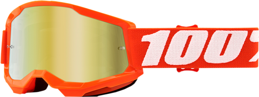 Youth Strata 2 Goggles - Orange - Gold Mirror