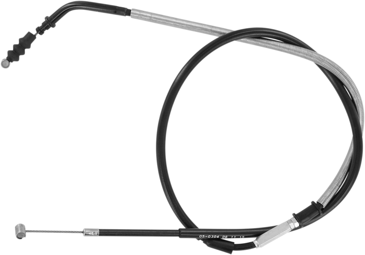 Clutch Cable - +2" - Yamaha - Black Vinyl
