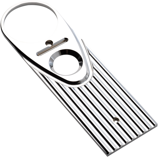 Full Length-Style King Dash Cover - Finned - Chrome