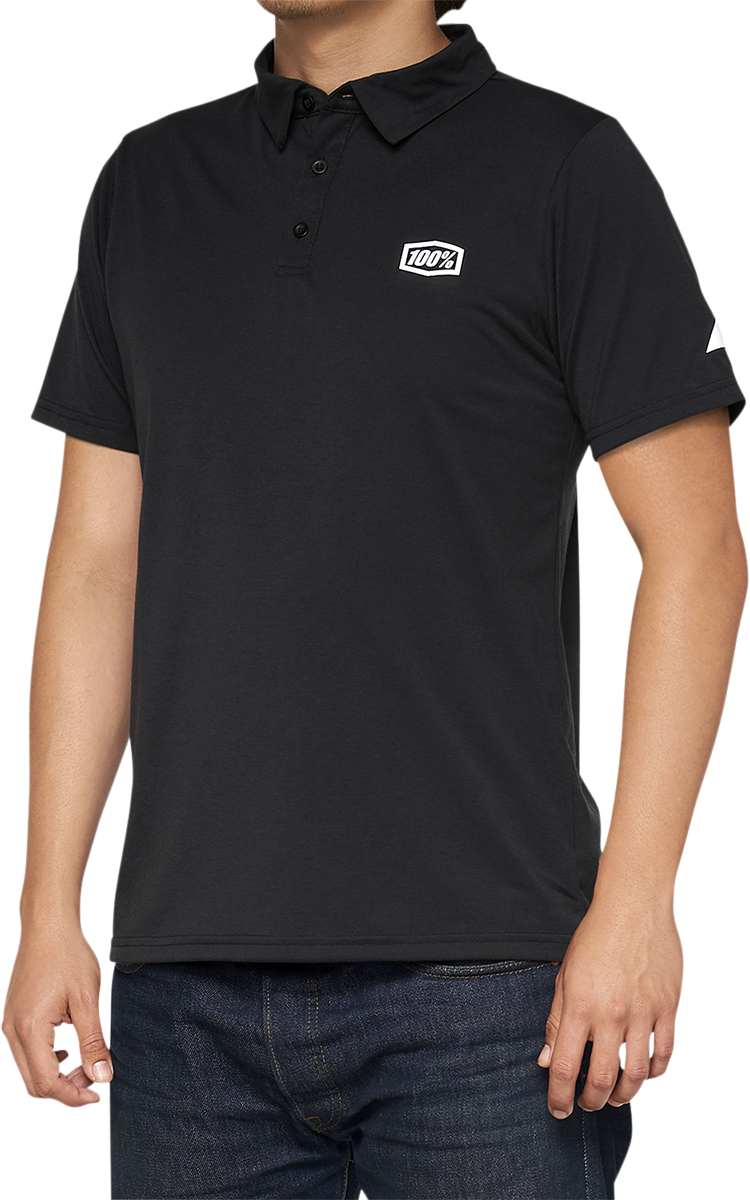 Corpo Polo Shirt - Black/White - Medium