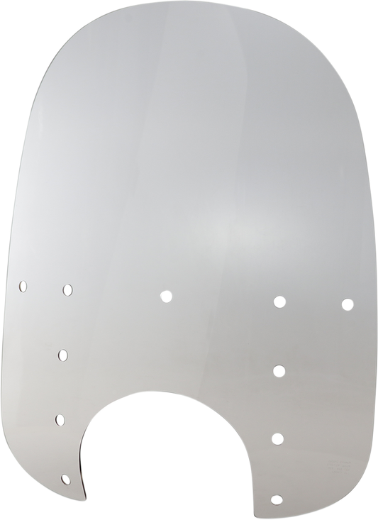 Fats Windshield - 21" - 9" Headlight Cutout - Solar - Plastic