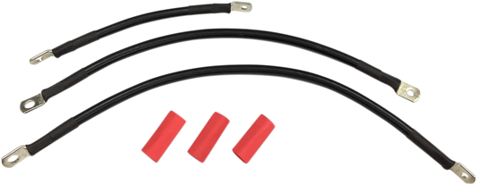 Black Battery Cable Set - '84-'88 ST