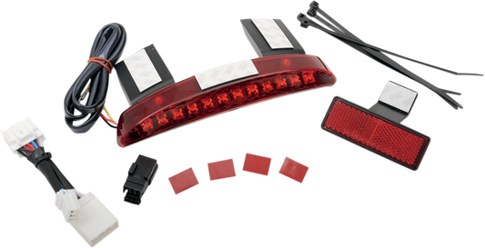 Luz de freno LED - lente rojo