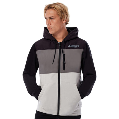 Chamarra ALPINESTARS Elevate Hybrid negra/plata