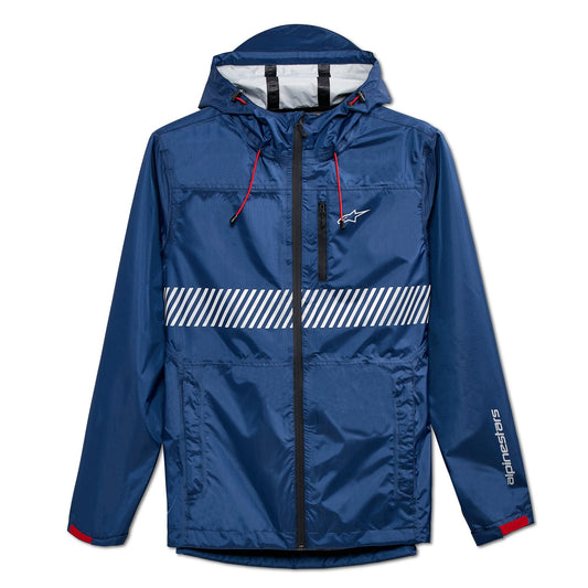 Chamarra impermeable Fusion azul marino