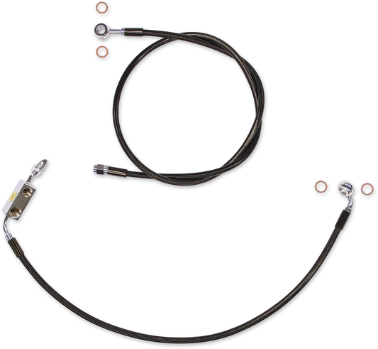 XR Brake Line Kit - Black - Sportster ABS90507