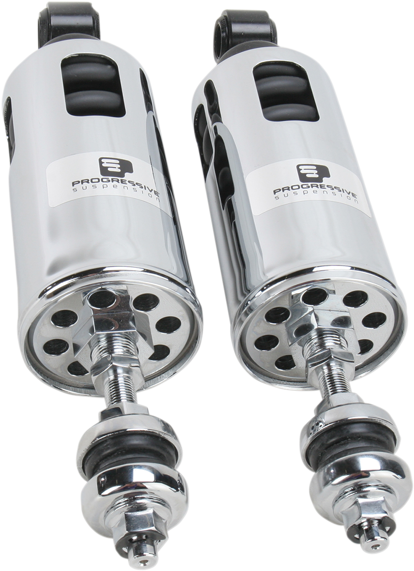 422 Series Adjustable Shocks - Chrome - Heavy-Duty