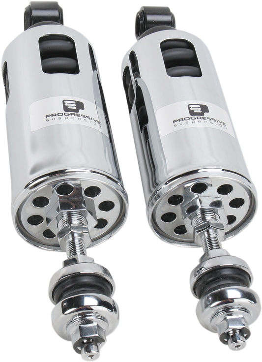 422 Series Adjustable Shocks - Chrome - Heavy-Duty