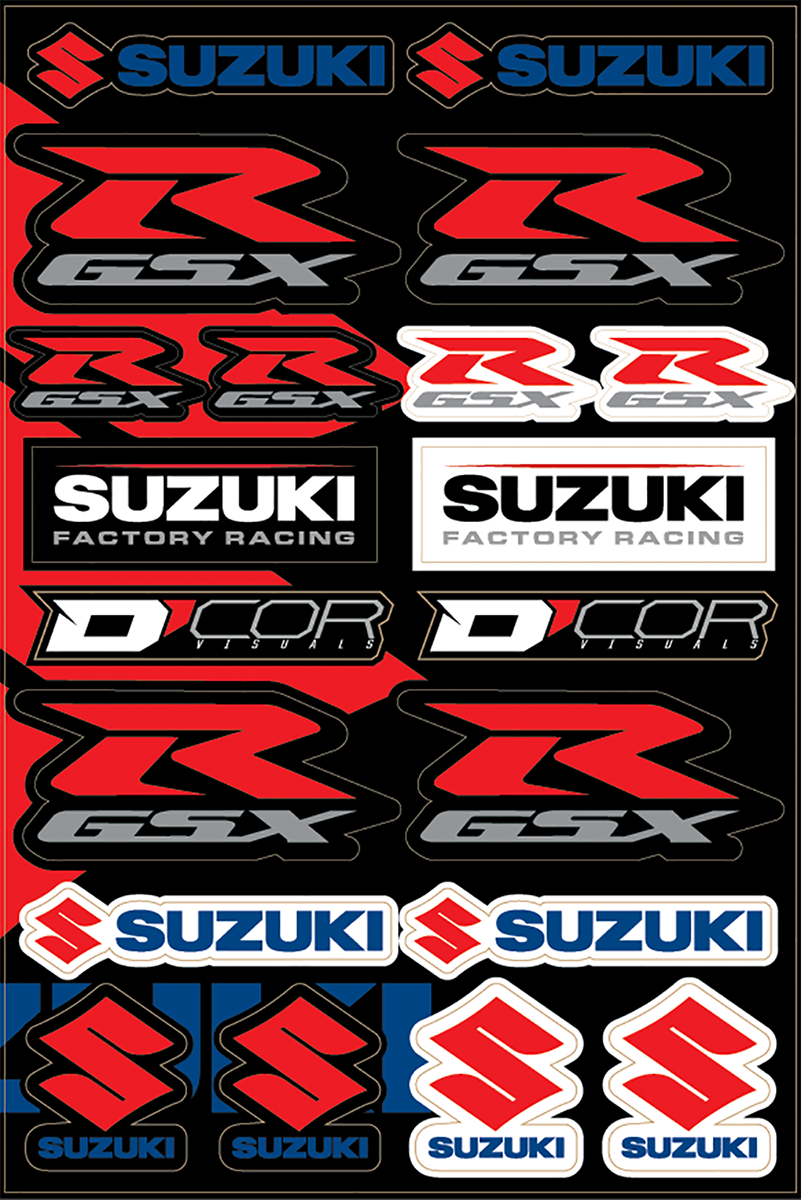 Decal Sheet - Suzuki Street