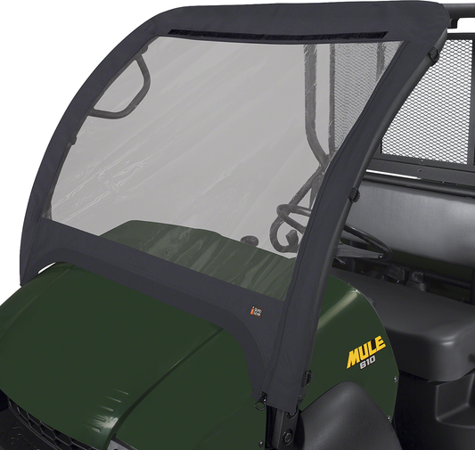 Windshield - Black - Mule 600