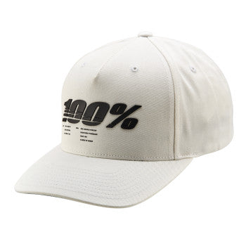 Staunch Snapback Hat - White