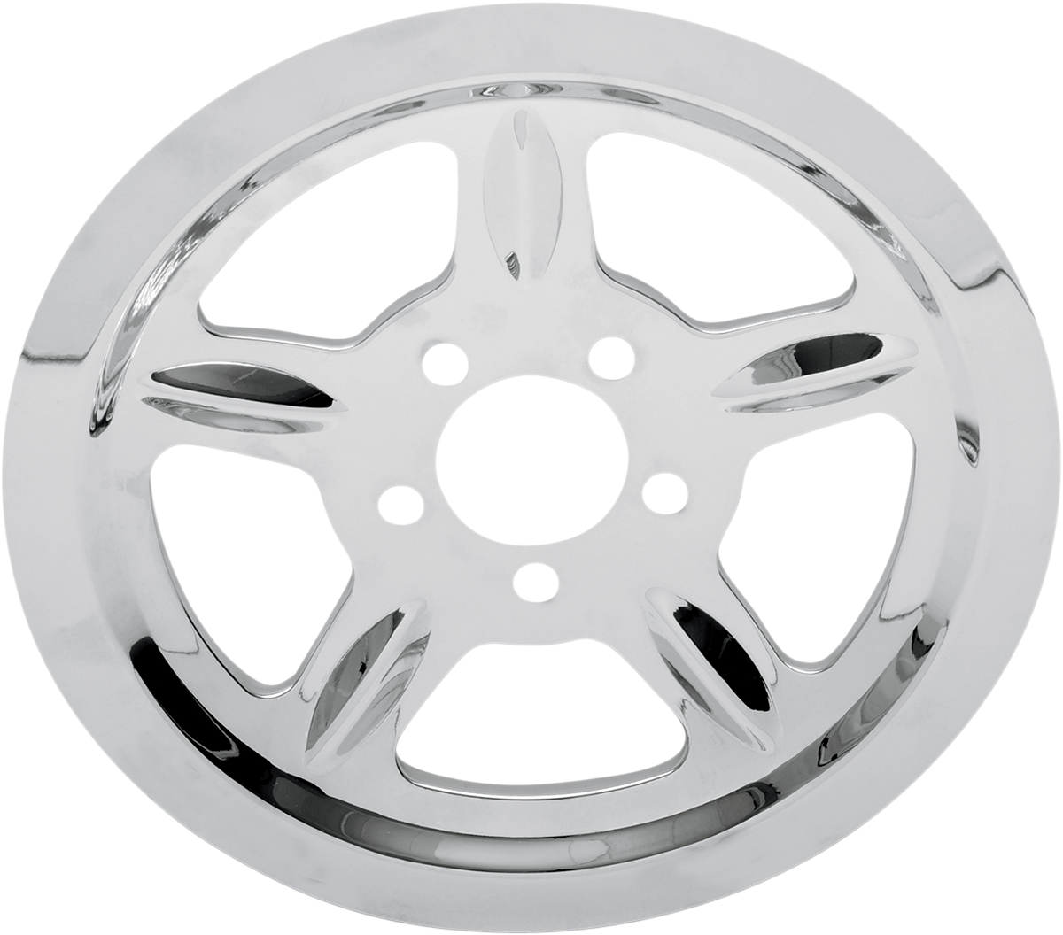 Cubierta de polea trasera cromo