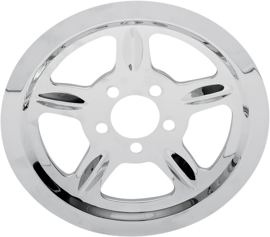 Cubierta de polea trasera cromo