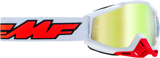 PowerBomb Goggles - Rocket - White - True Gold