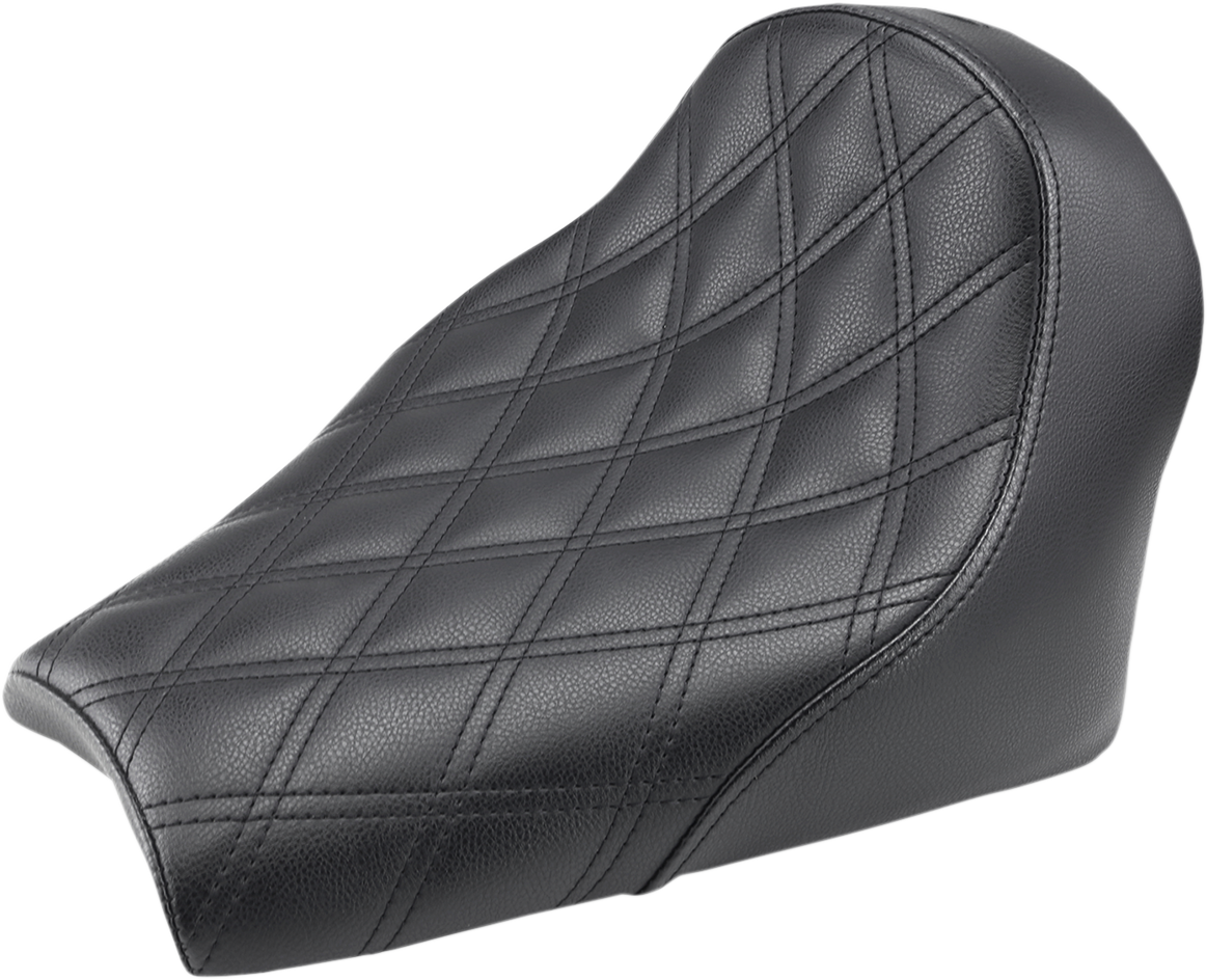 Renegade Solo Seat - Lattice Stitched - Black