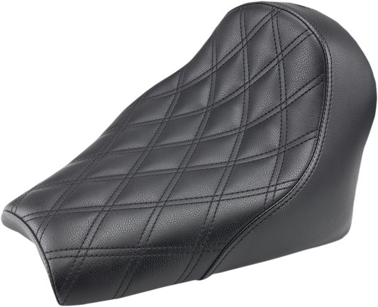 Renegade Solo Seat - Lattice Stitched - Black