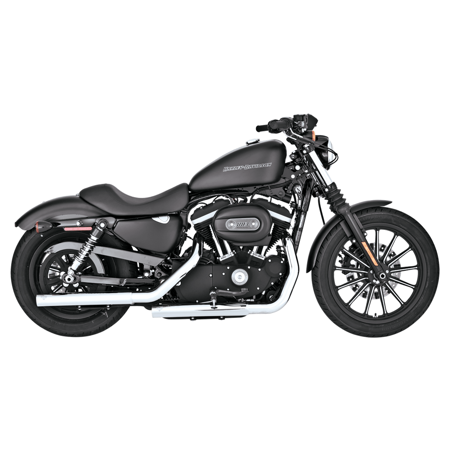 Mofles Vance & Hines Straightshots cromo H-D Sportster 2004 a 2013