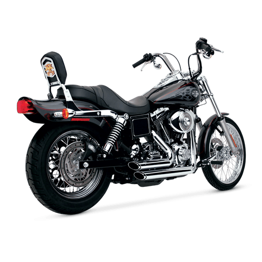Escapes Vance & Hines Shortshots Staggered cromo H-D Dyna 1991 a 2005