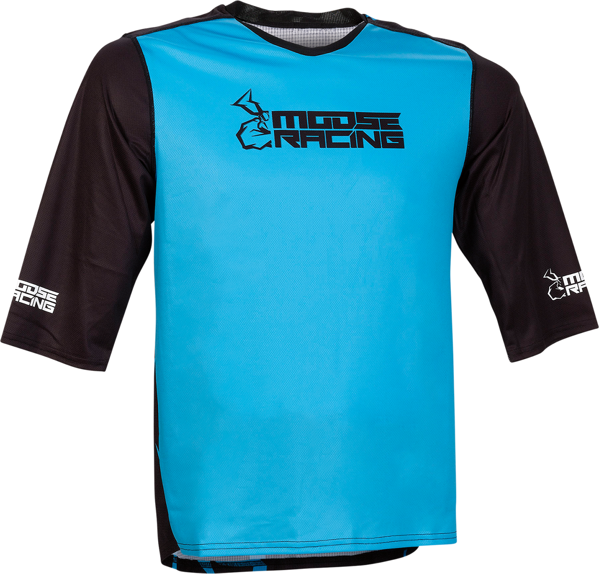 MTB Jersey - 3/4 Sleeve - Blue - Large