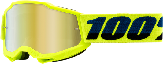 Youth Accuri 2 Goggles - Fluo Yellow - Gold Mirror