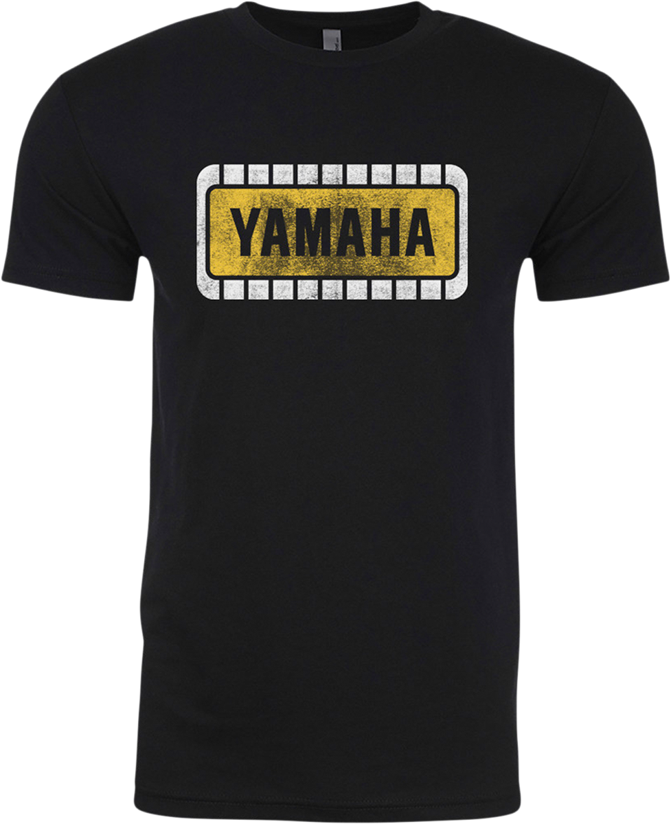 Yamaha Retro T-Shirt - Black/Yellow - 2XL