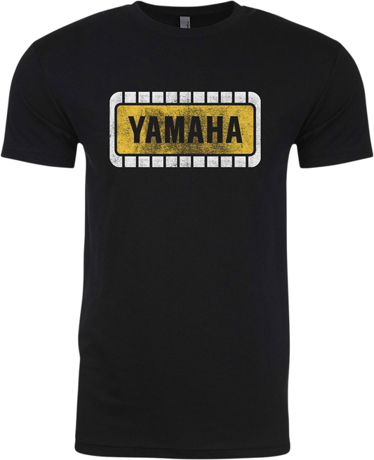 Yamaha Retro T-Shirt - Black/Yellow - 2XL