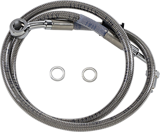 Brake Line - +6" - Stainless Steel - '18-'20 Softail