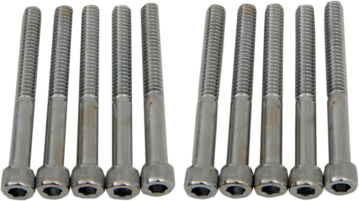 Tornillos allen estriado 1/4-20 X 2 1/4" cromo