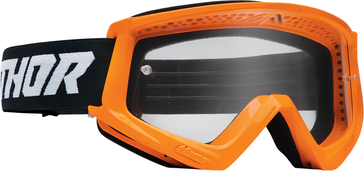 Youth Combat Goggles - Racer - Flo Orange/Black