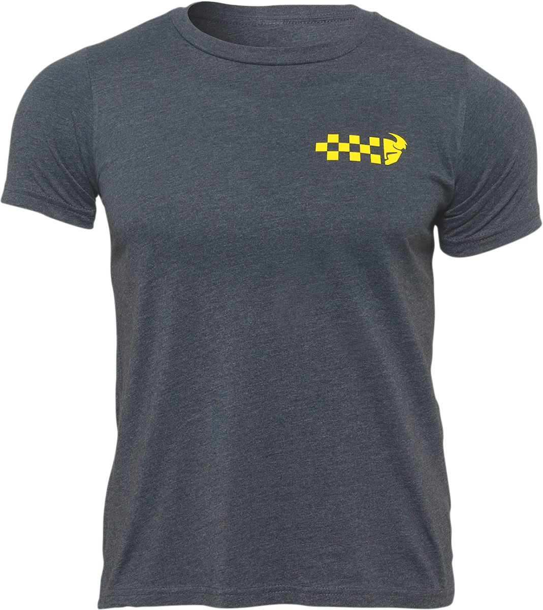 Youth Checkers T-Shirt - Charcoal - Small