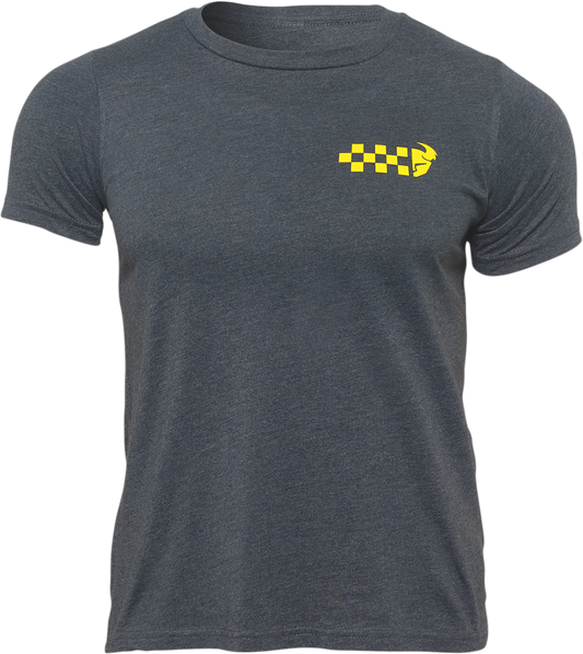 Youth Checkers T-Shirt - Charcoal - Small