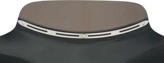 Fairing Windshield Trim - Stainless Steel - Slotted - Slim