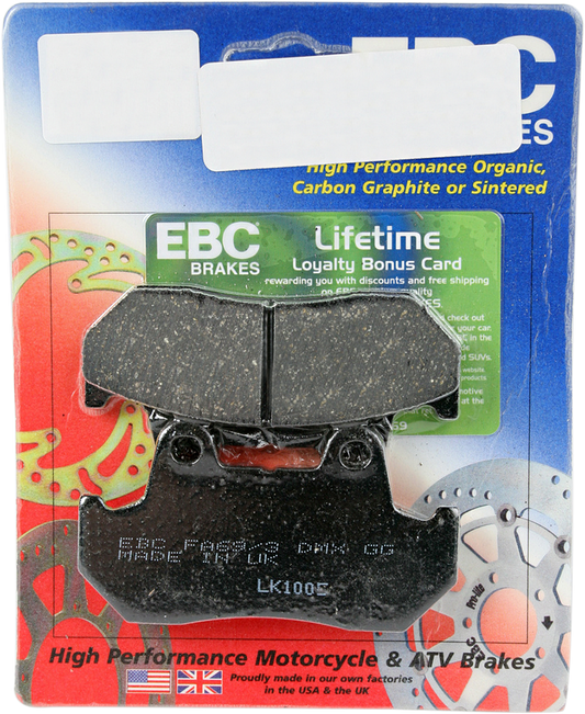 Organic Brake Pads - Honda - FA69/3