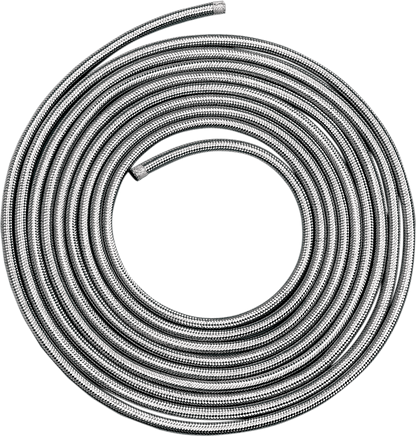 Manguera de aceite/combustible de acero trenzado 3/8" - 6'