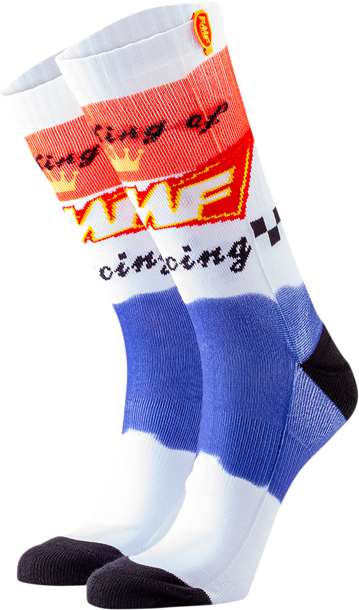 King of Racing Socks - White - One Size