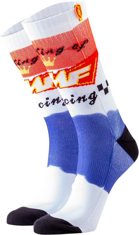 King of Racing Socks - White - One Size