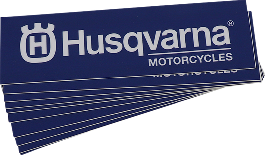 Husqvarna Decal - 6" - 10 Pack