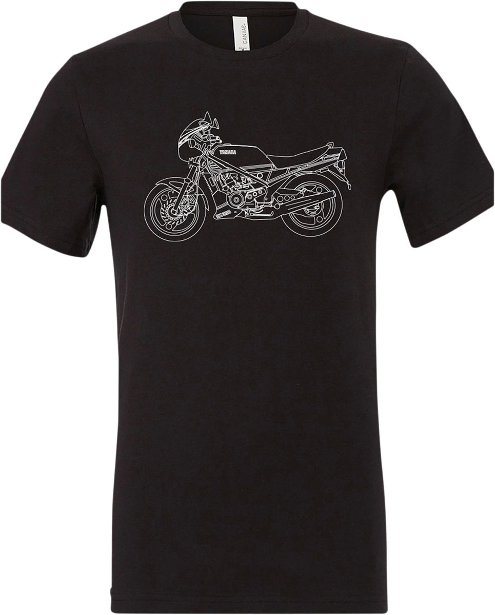 Yamaha RZ350 T-Shirt - Black - Small