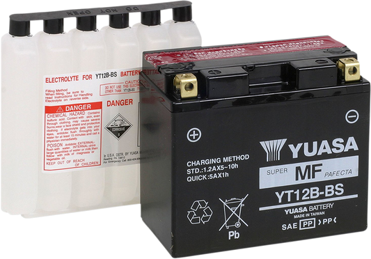 AGM Battery - YT12B-BS - .52 L