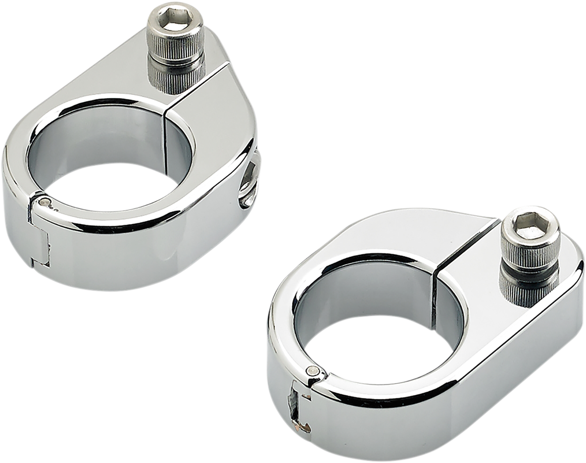 O/S Speed Clamps - Chrome - Straight