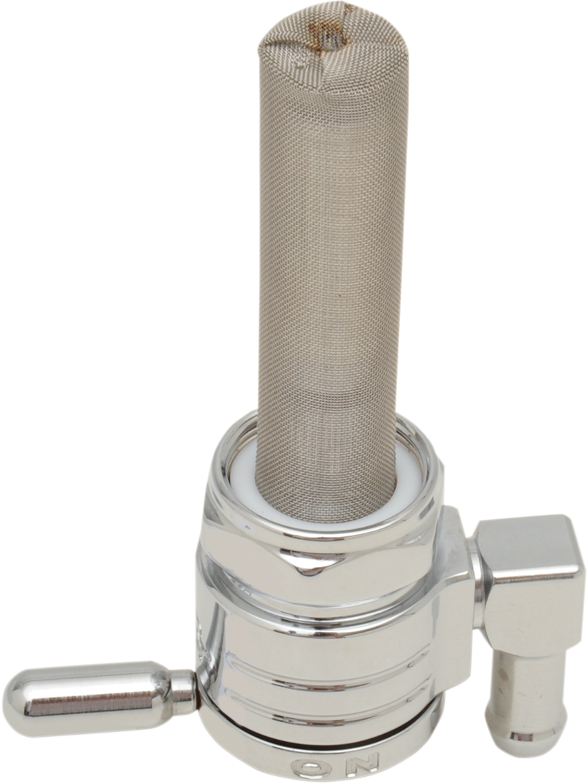 Downward Petcock - Chrome - 22mm