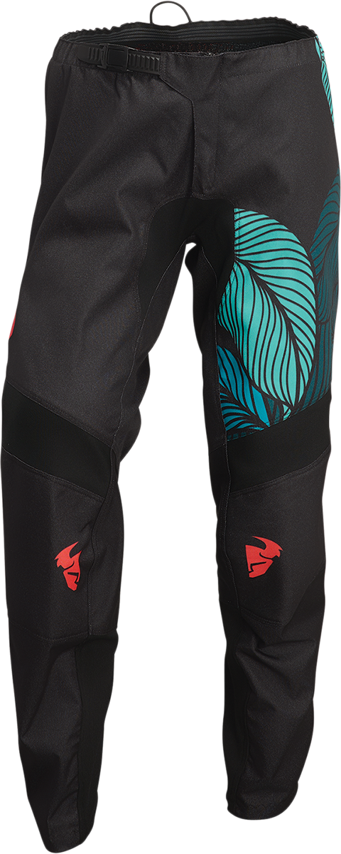 Women's Sector Urth Pants - Black/Teal - 3/4