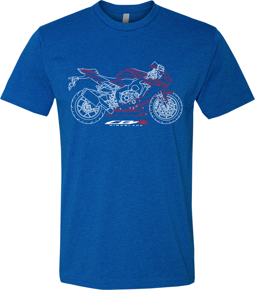 Honda Fireblade T-Shirt - Blue - XL