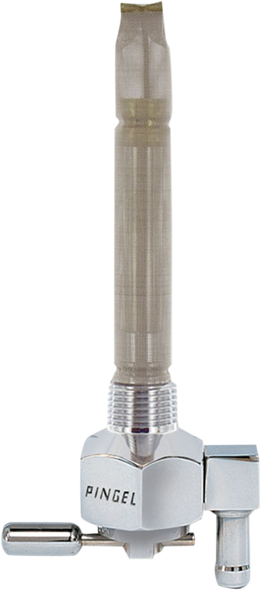 Fuel Valve - Chrome - 3/8" NPT-  Hex