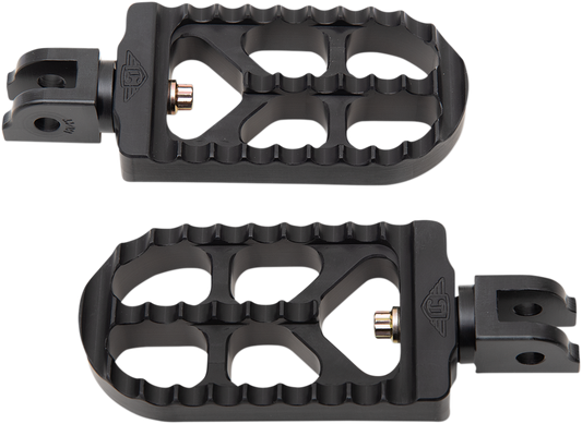 Foot Peg - Serrated - Black - Long