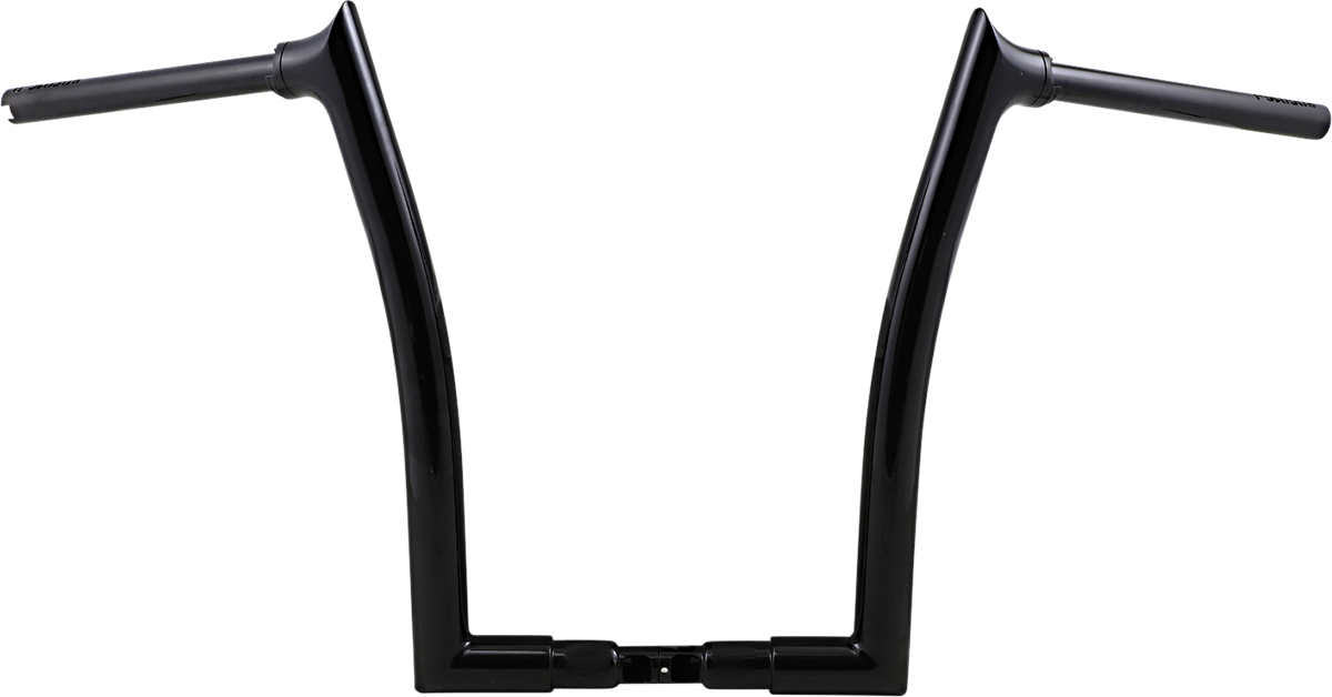 16" Black 1-1/2" Pointed Top Handlebar