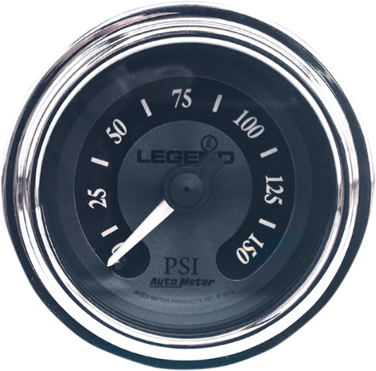 Fairing Mounted LED Backlit PSI Gauges - Titanium