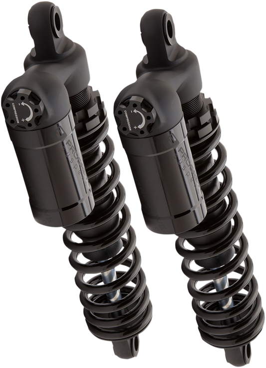 970 Series Piggyback Shocks - Gloss Black/Matte Black - 13.00"